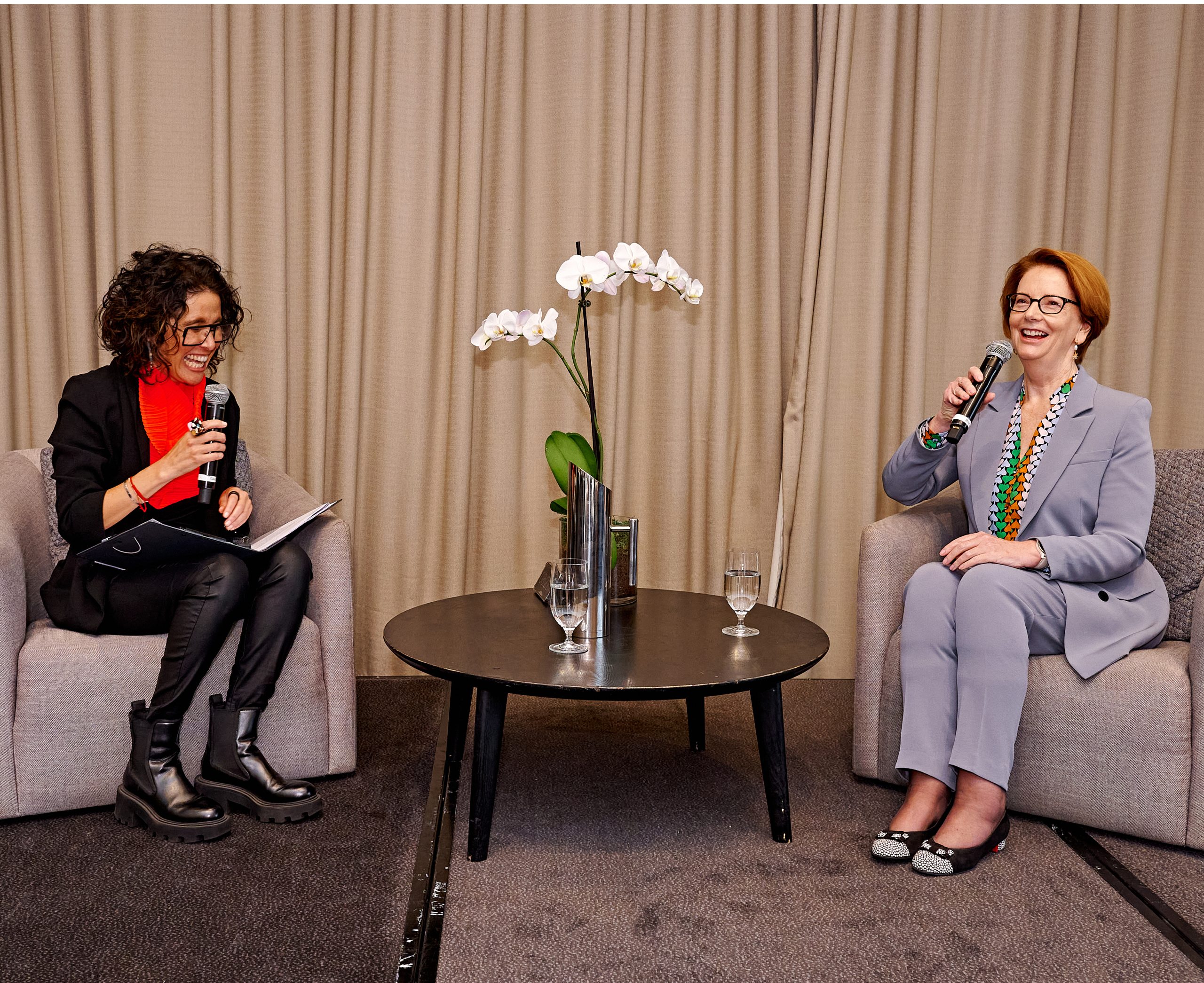 Julia Gillard with Noe Harsel